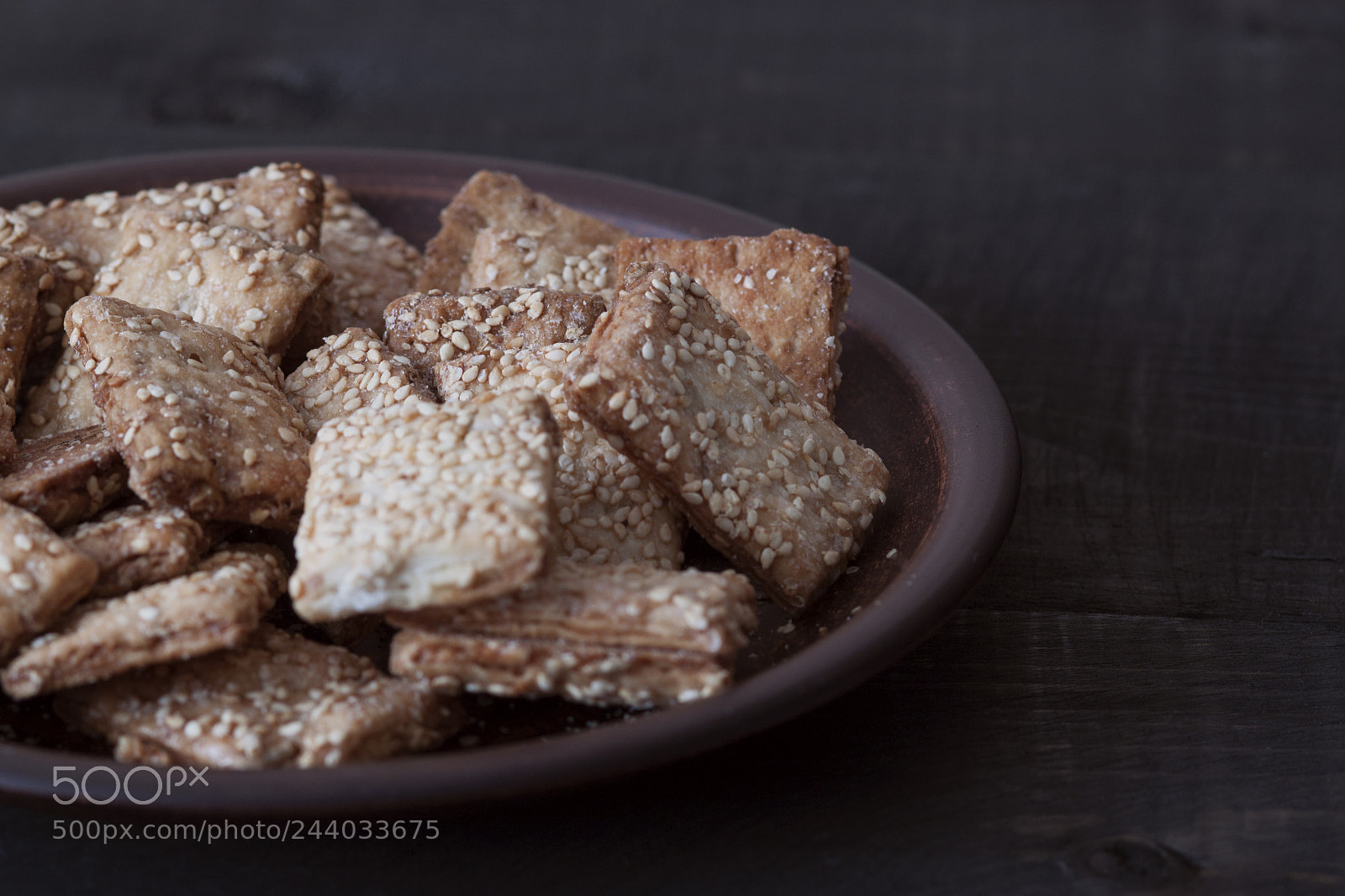 Canon EOS 500D (EOS Rebel T1i / EOS Kiss X3) sample photo. Sweet biscuits with sesame photography