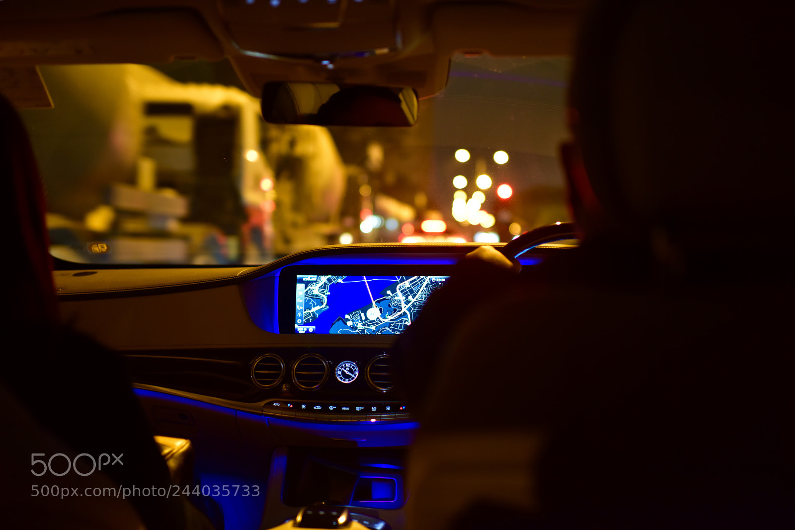Nikon D810 sample photo. Driving a benz car photography