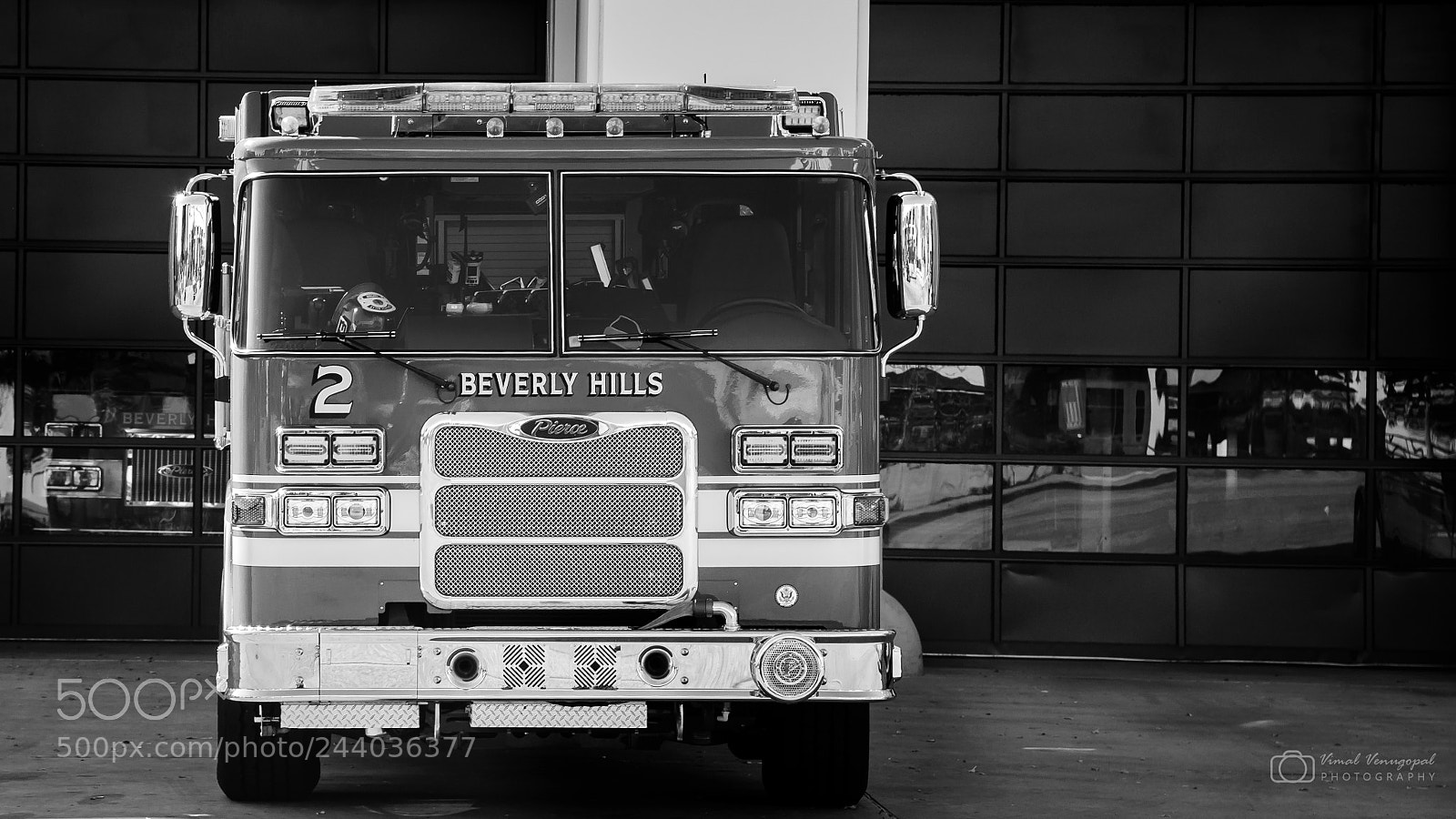 Nikon D610 sample photo. Beverly hills fire engine photography