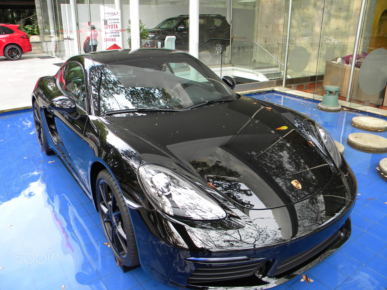 Nikon Coolpix L100 sample photo. Porsche cayman 718 photography