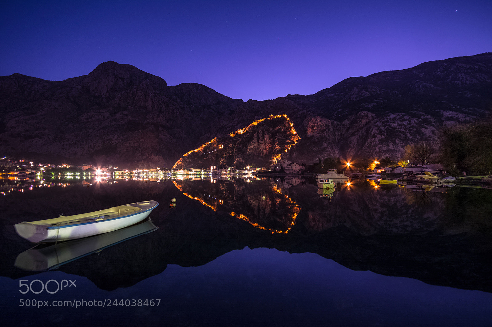 Nikon D7100 sample photo. Kotor sunrise photography