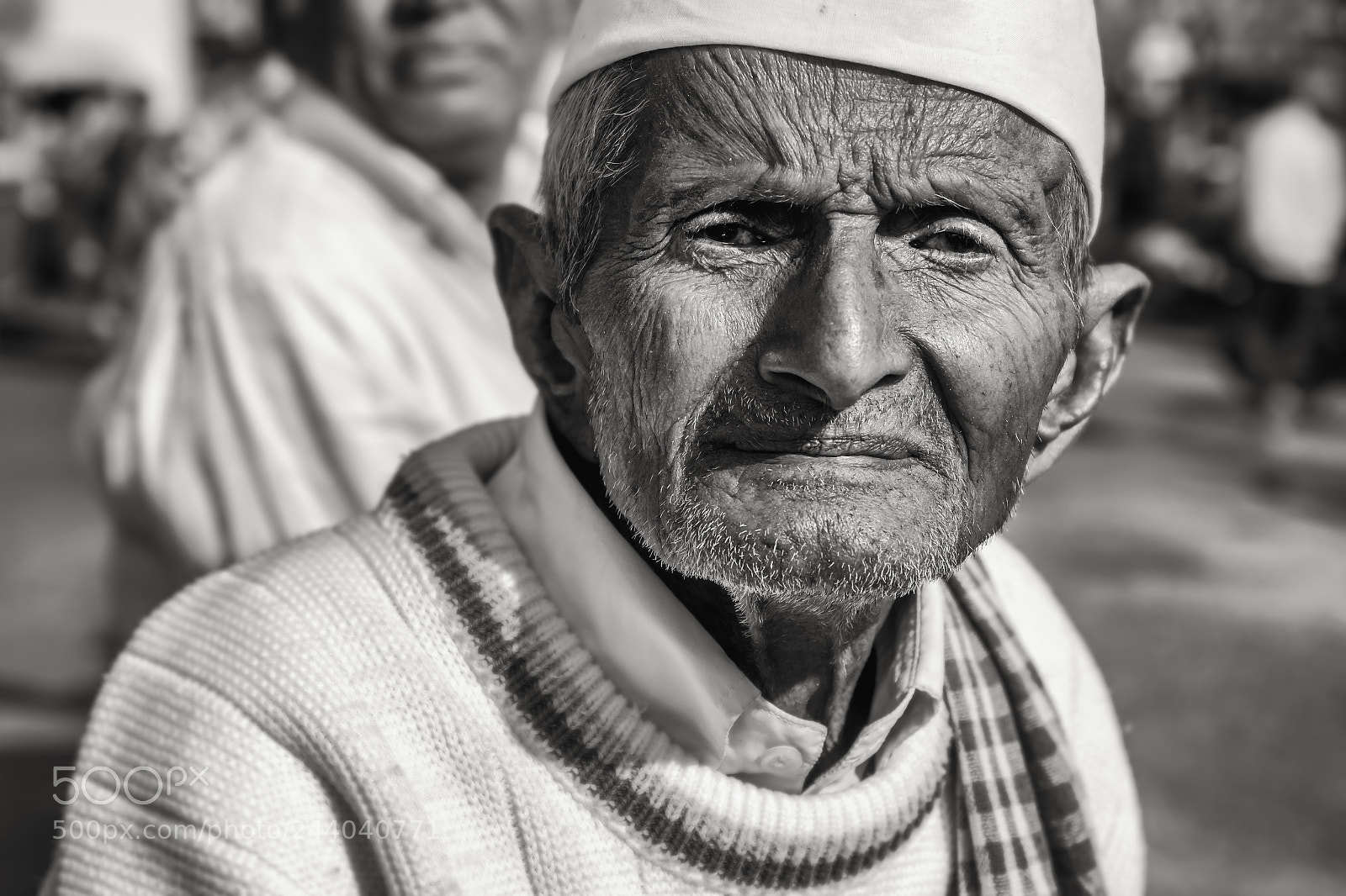 Olympus PEN-F sample photo. Street portrait of man photography
