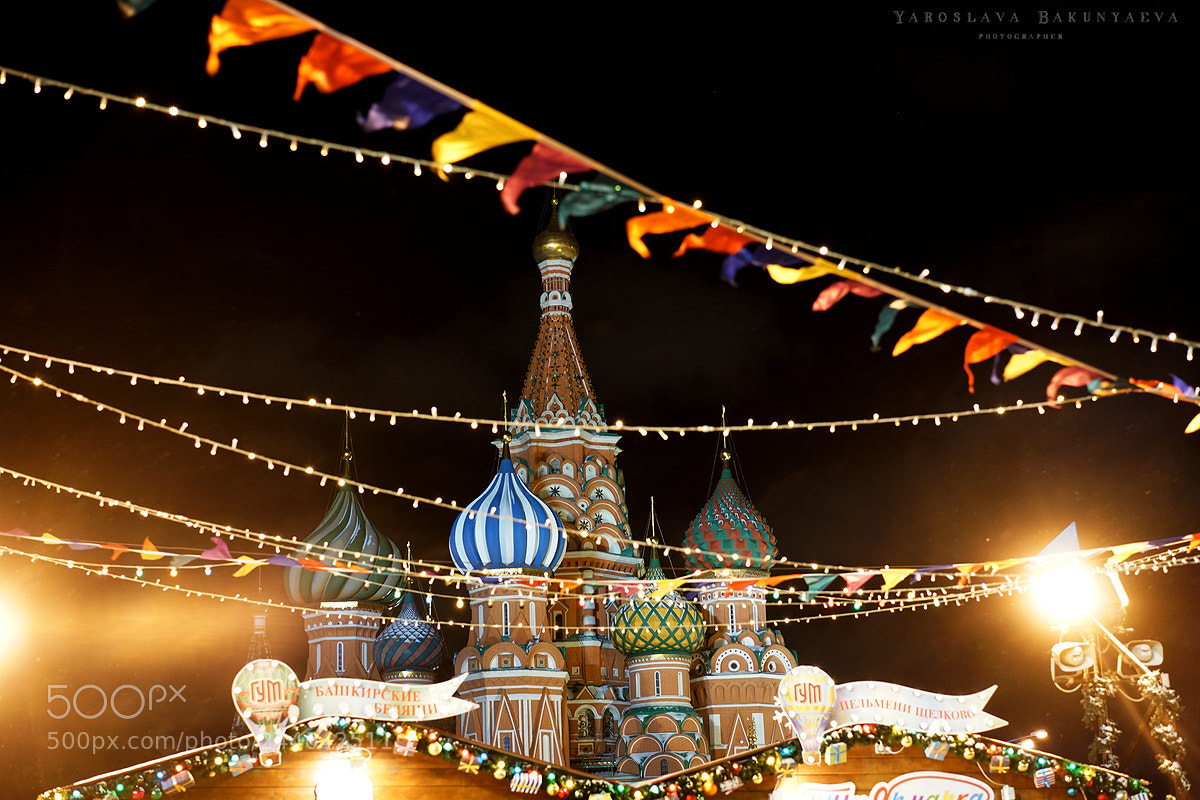 Sony a7R II sample photo. новогодняя Москва photography