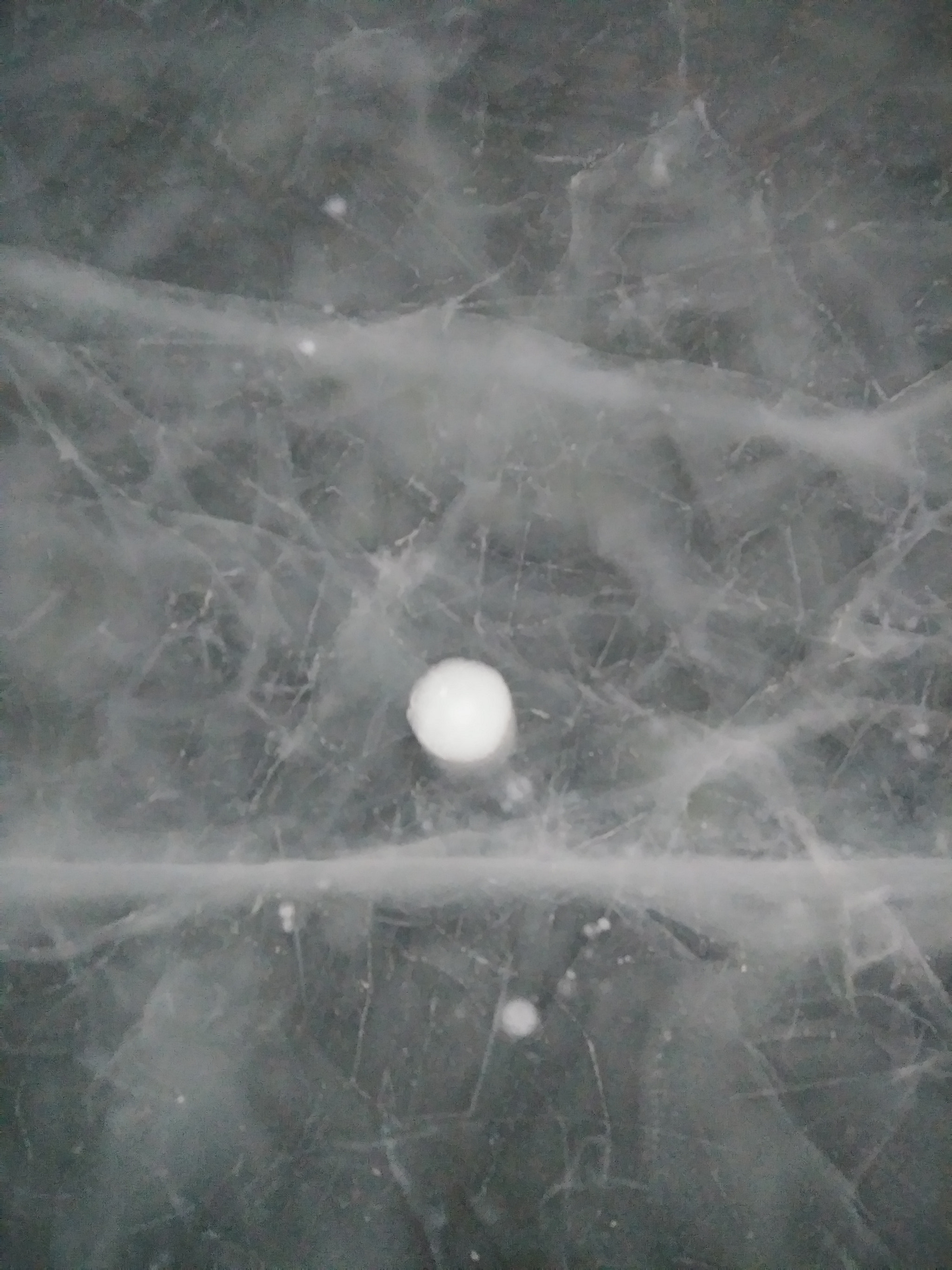 LG STYLO 3 PLUS sample photo. Air bubble under the ice photography