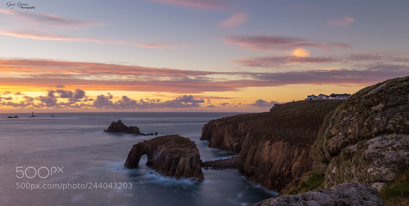 Nikon D800 sample photo. Land's end cornwall photography
