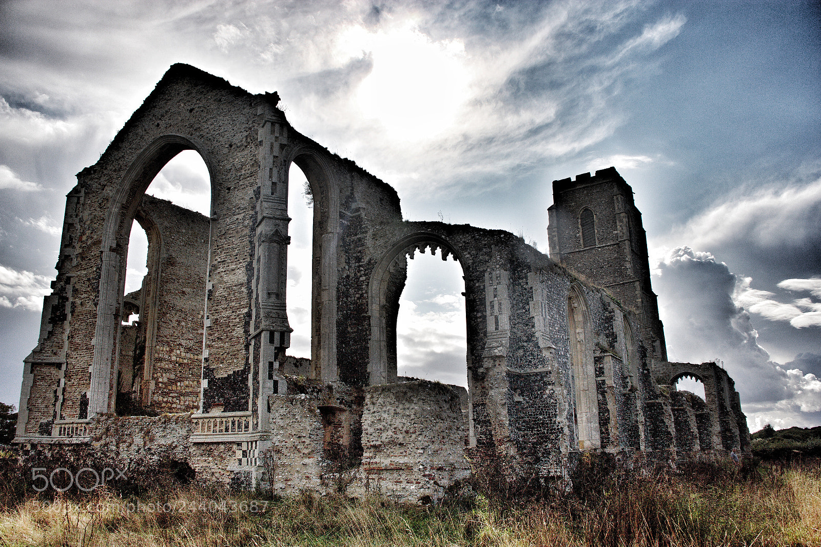 Canon EOS 60D sample photo. Covehithe church photography