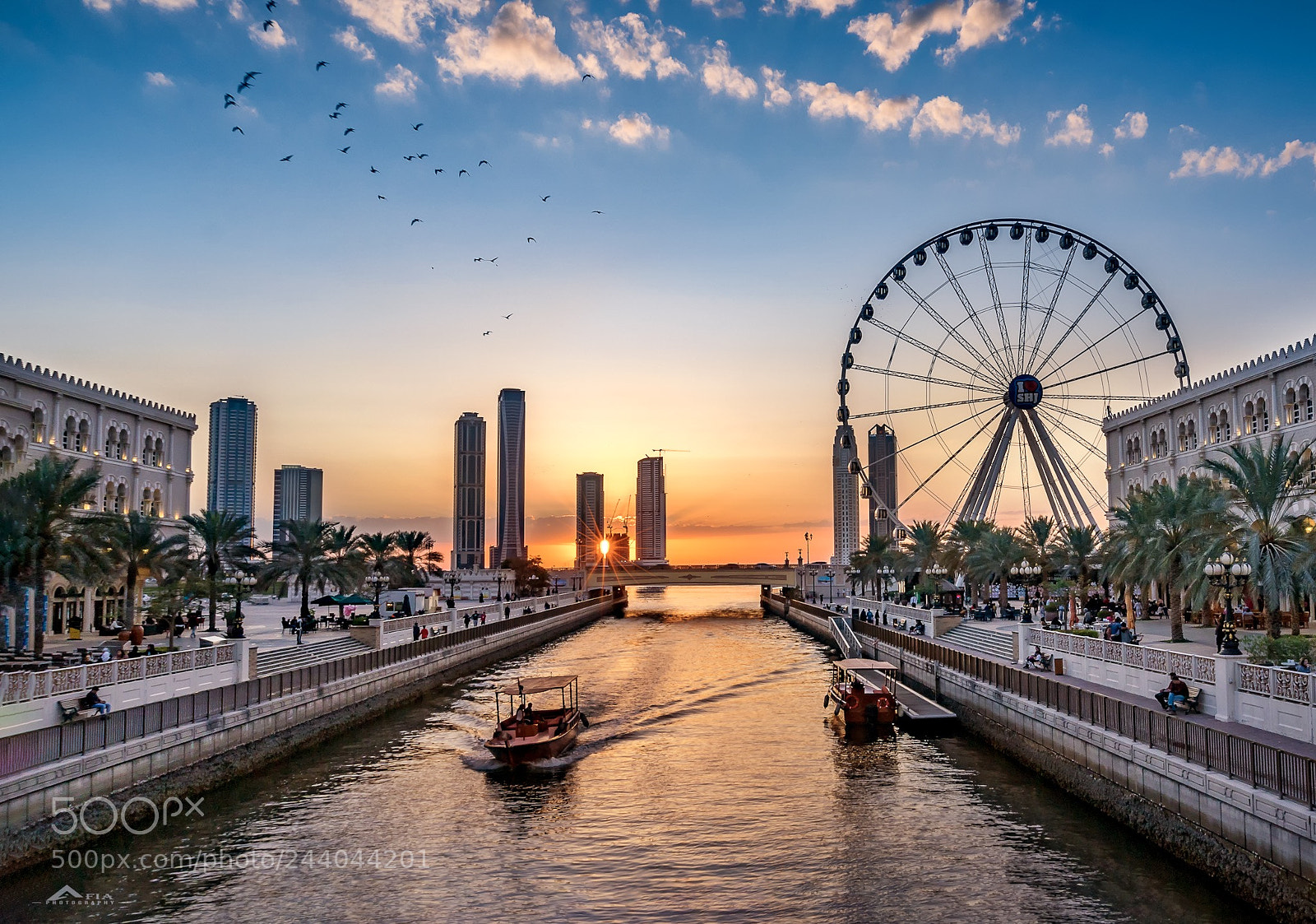 Sony a6300 sample photo. Al qasba sharjah, during photography