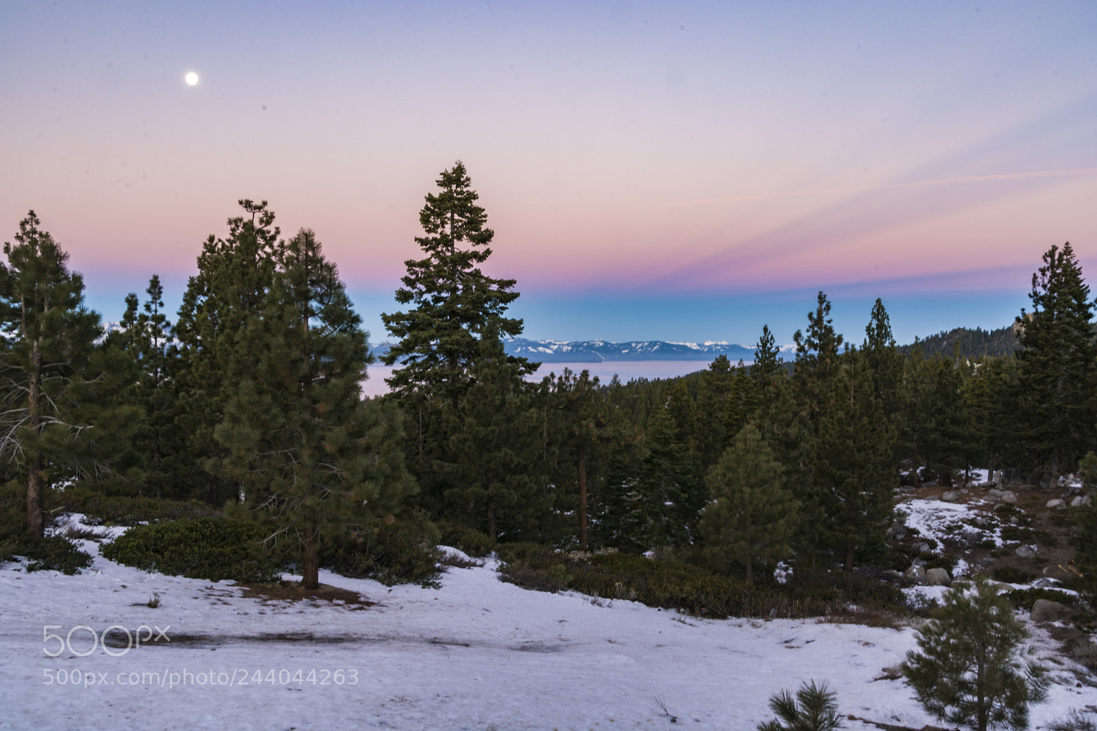 Nikon D7100 sample photo. Sunset at lake tahoe photography
