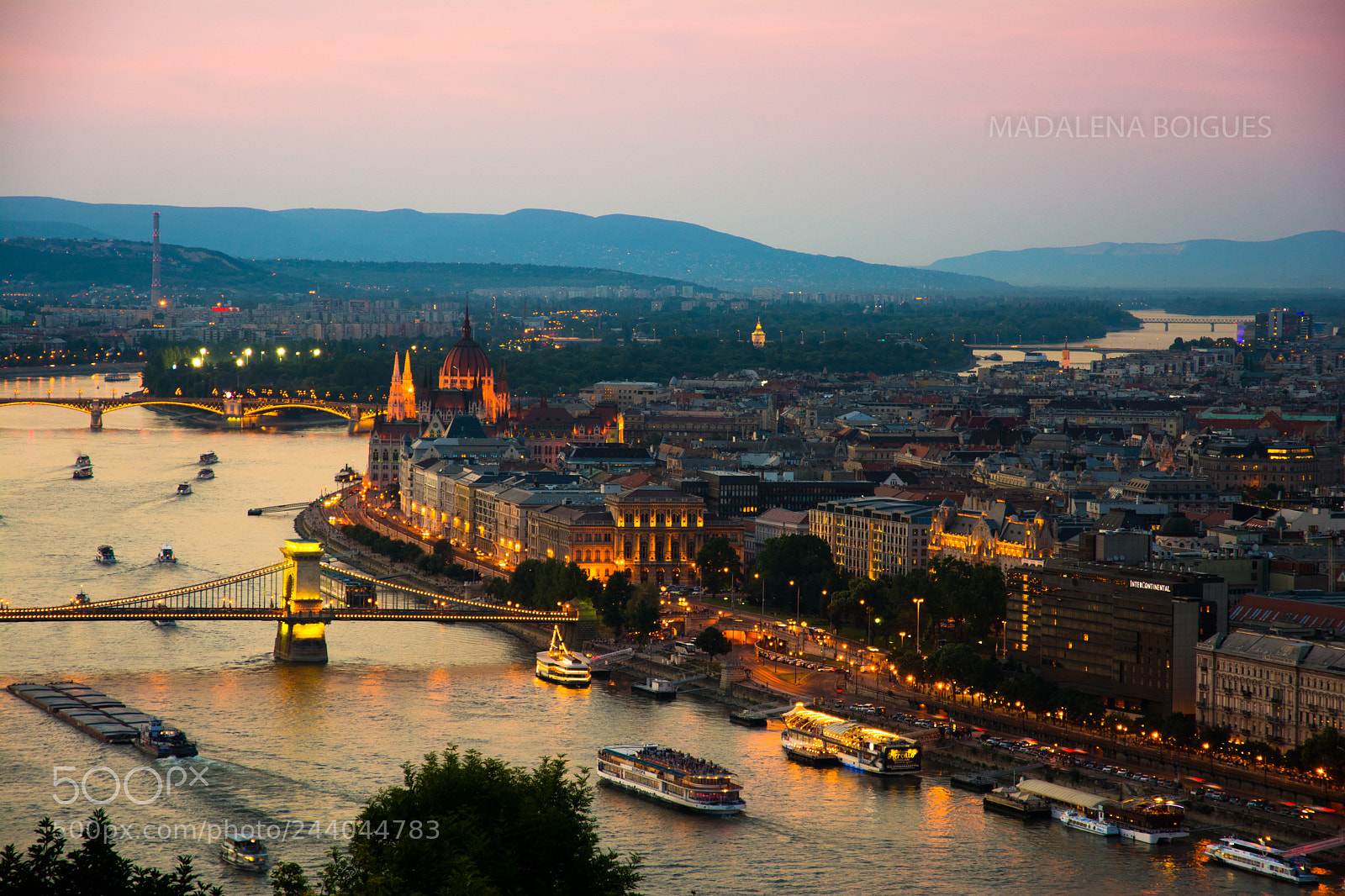 Nikon D7100 sample photo. Sunset in budapest photography