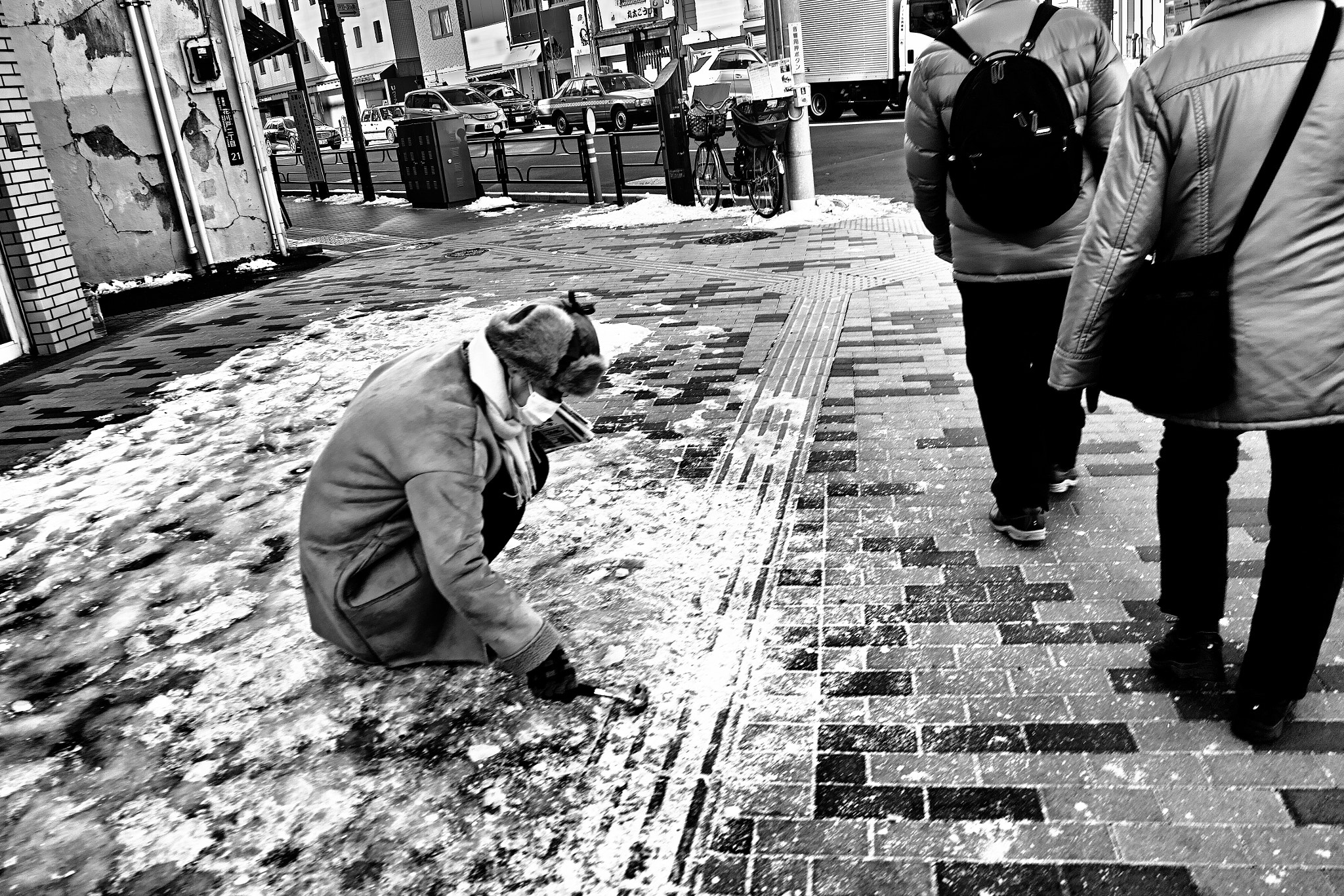 Sigma DP1 Merrill sample photo. Snowbound photography