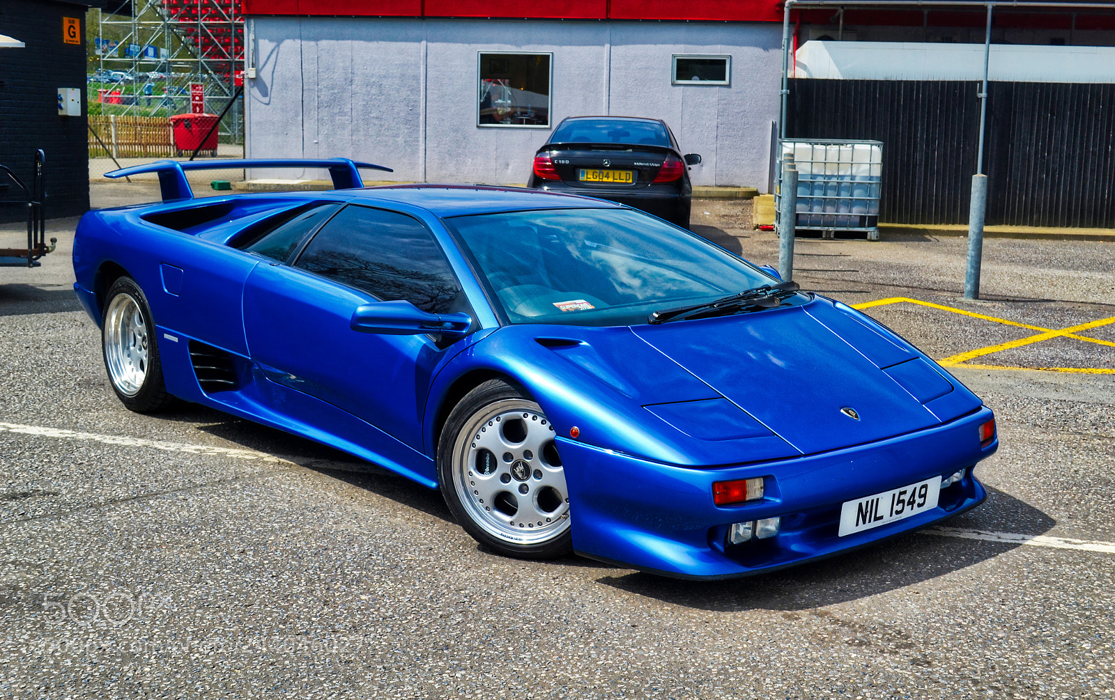 Nikon D3100 sample photo. Lamborghini diablo photography