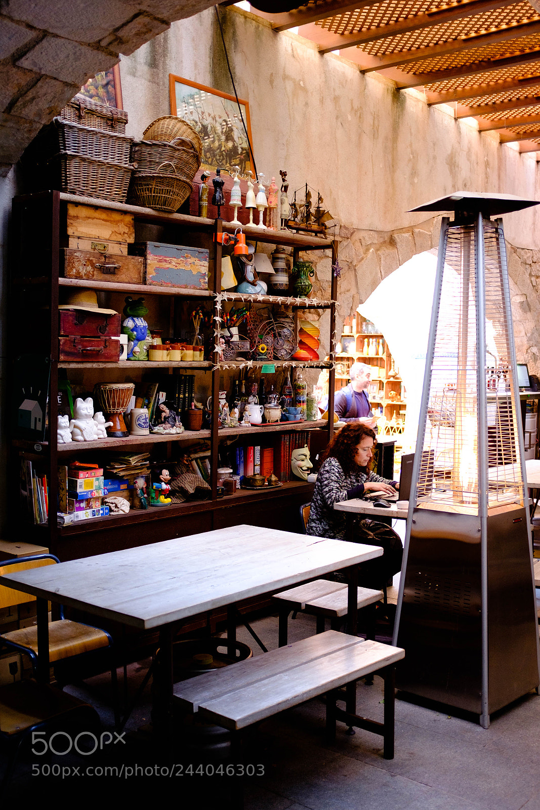 Fujifilm X100T sample photo. Café photography
