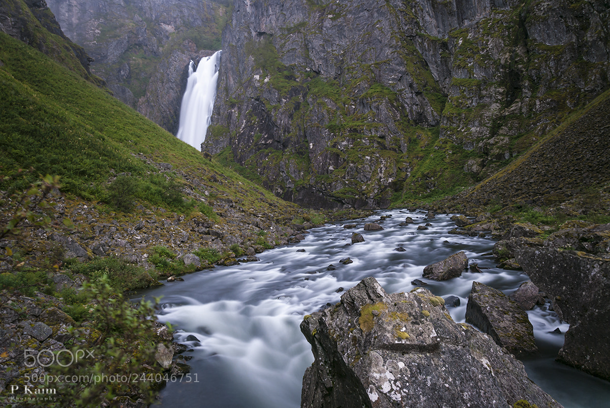 Nikon D60 sample photo. Voringfoss valley photography
