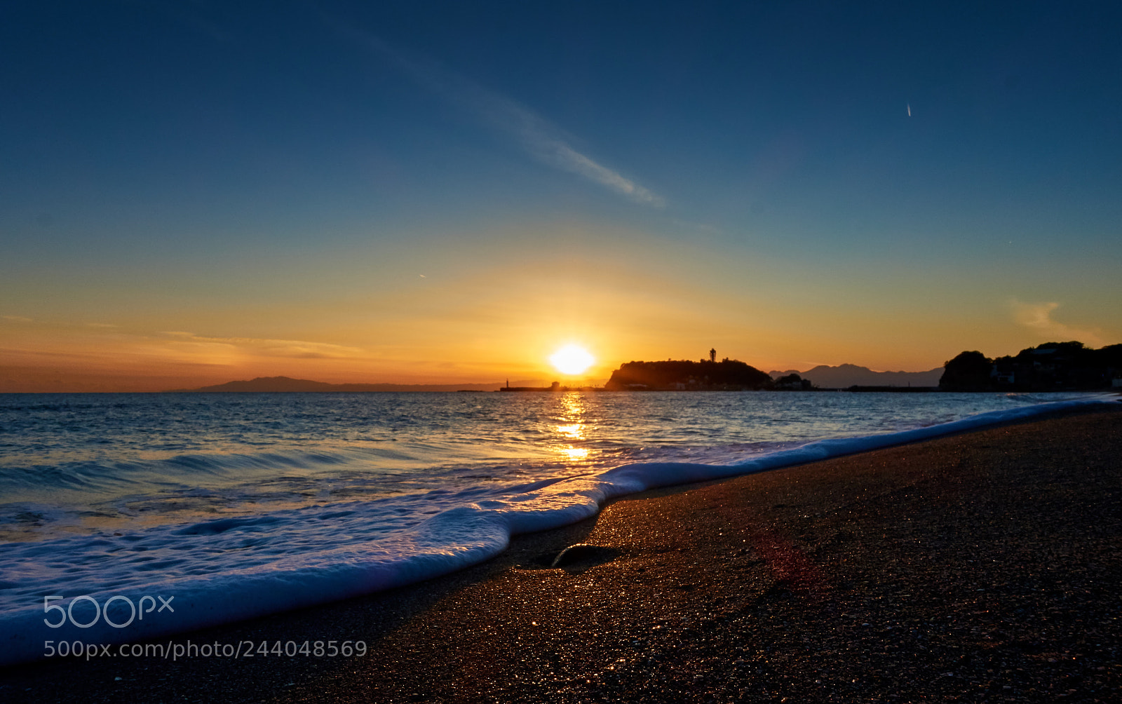 Sony Cyber-shot DSC-RX100 II sample photo. Sunset to the island photography