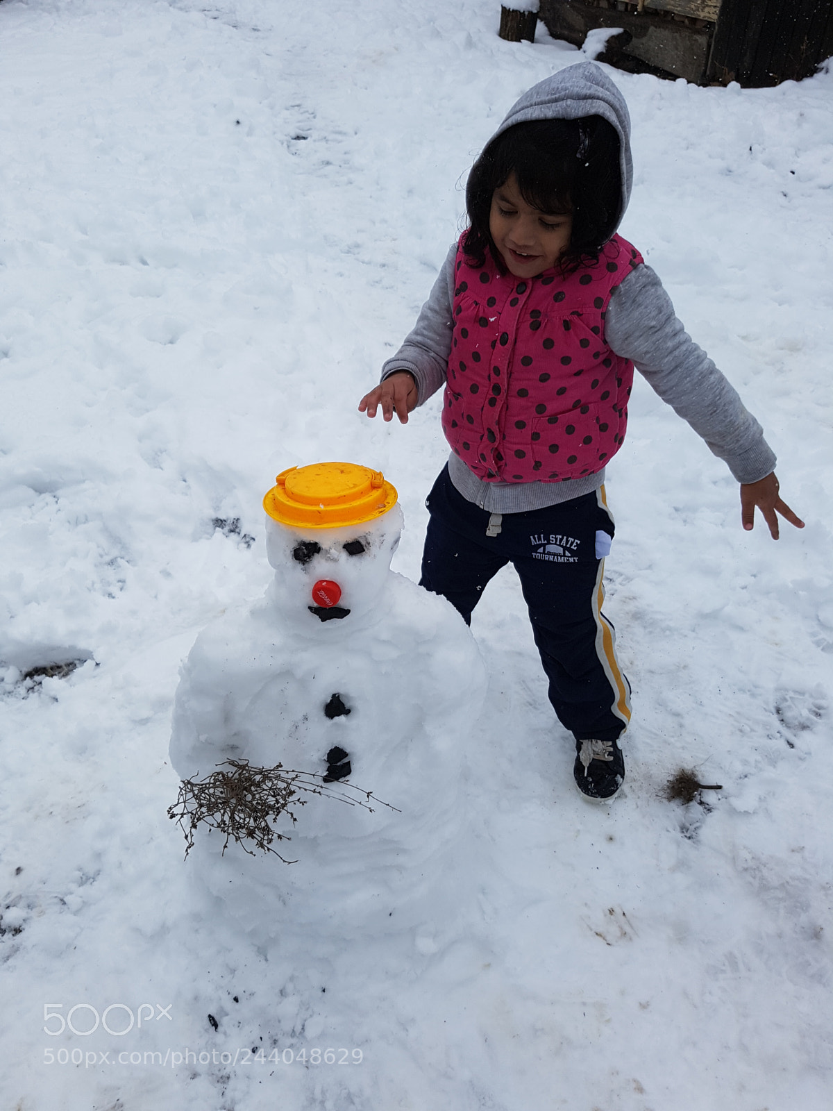 Samsung Galaxy S7 Edge sample photo. Snowman photography