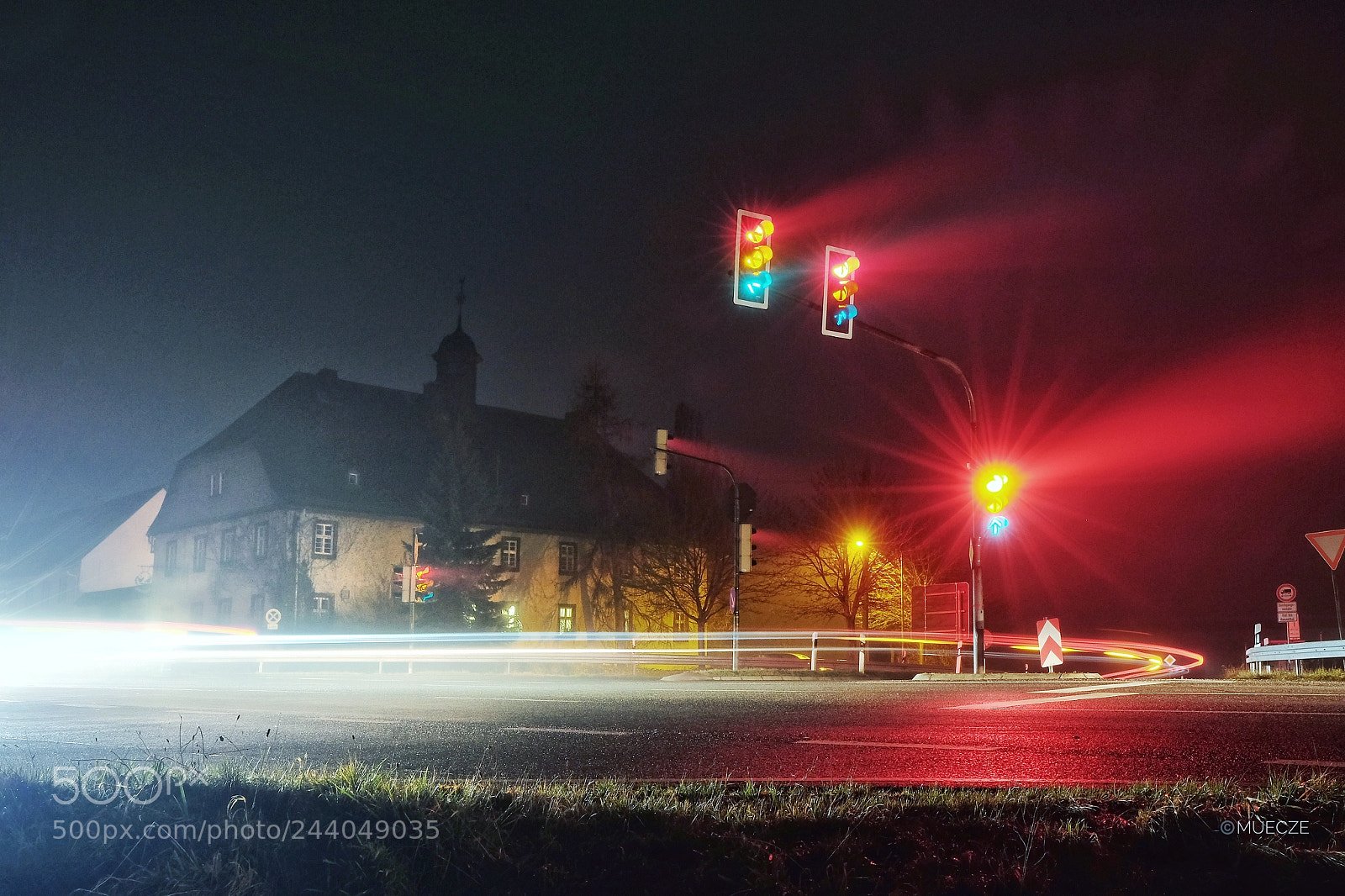 Fujifilm X-T10 sample photo. In a foggy night photography