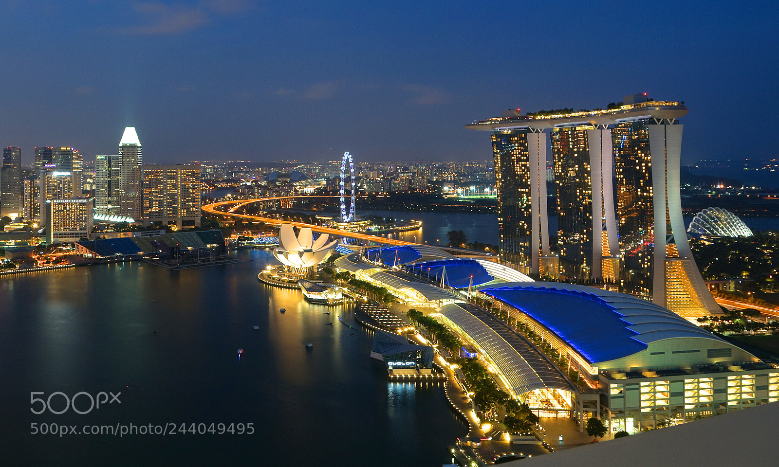 Sony SLT-A58 sample photo. Marina bay sands, singapore photography