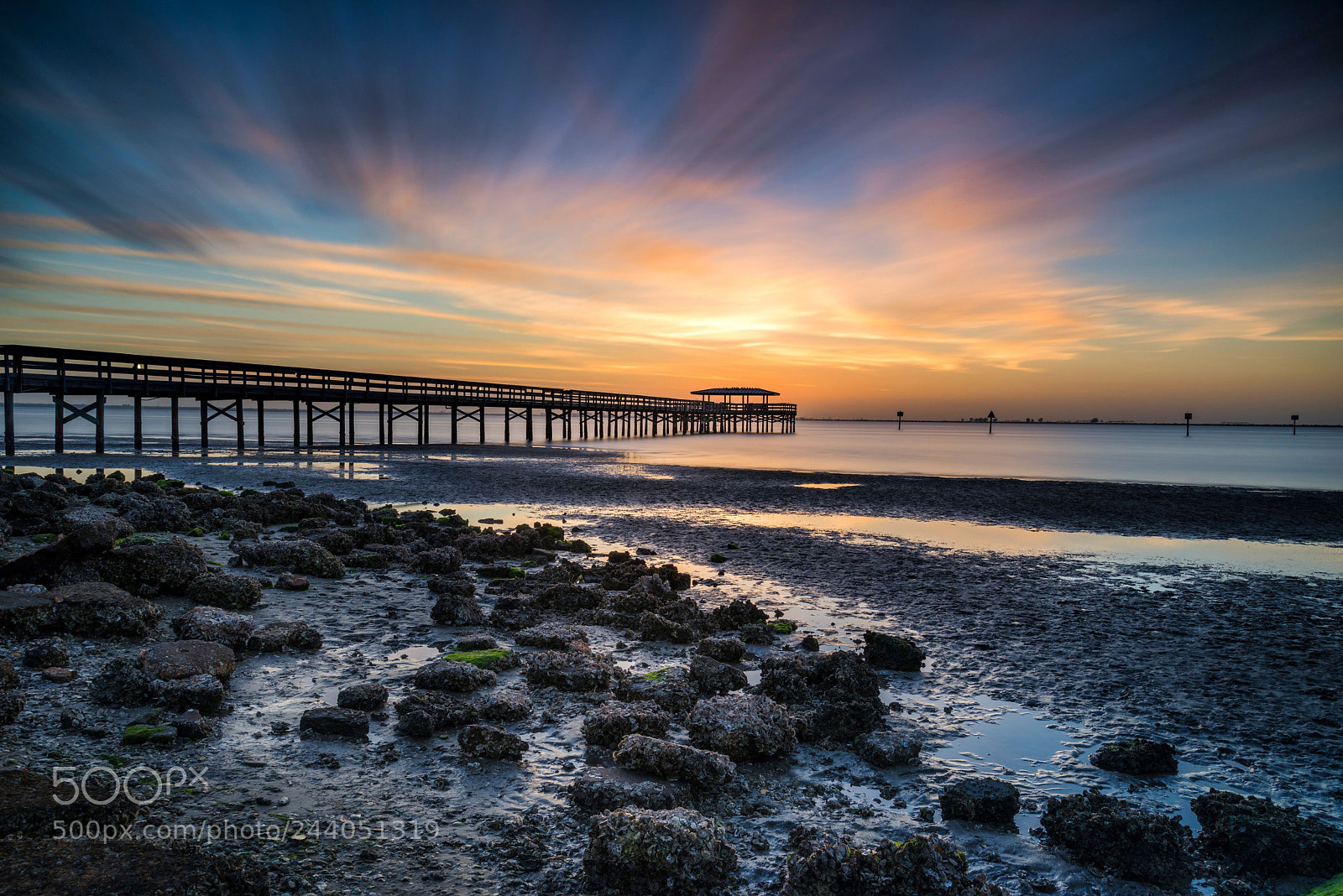 Nikon D810 sample photo. Safety harbor - sunrise photography
