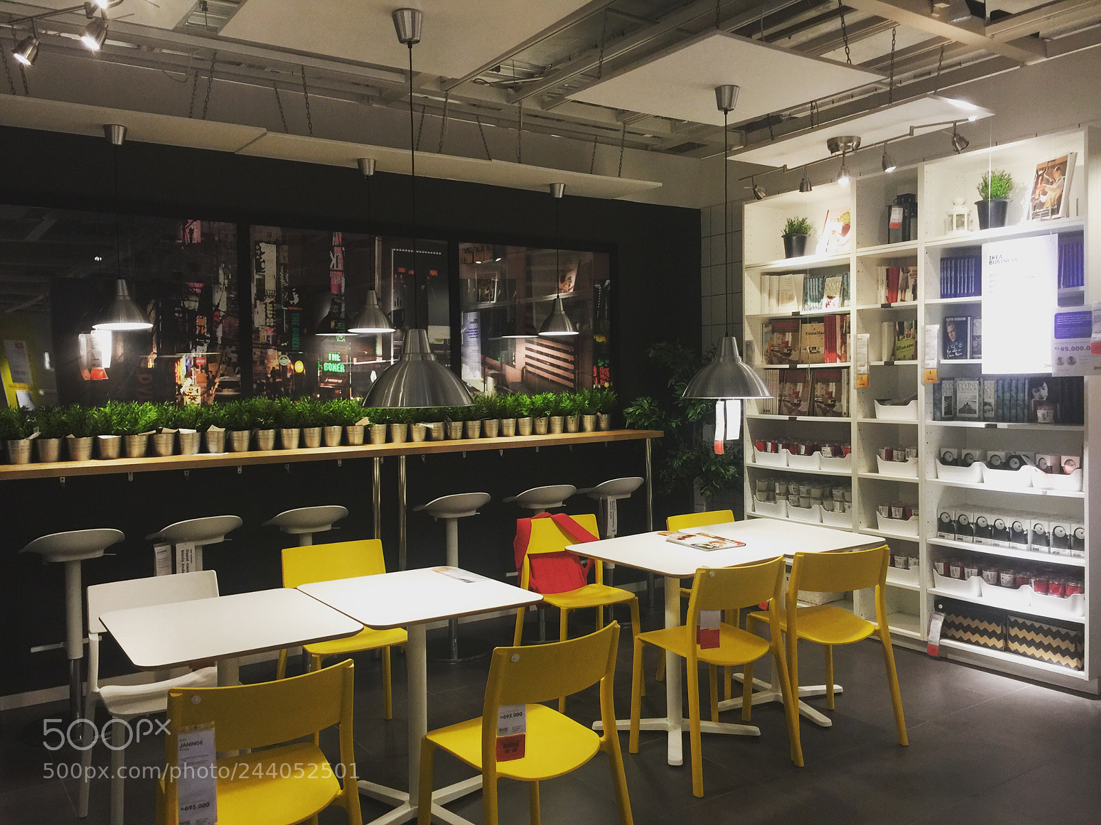 Apple iPhone 6 Plus sample photo. Coffee shop section, ikea photography