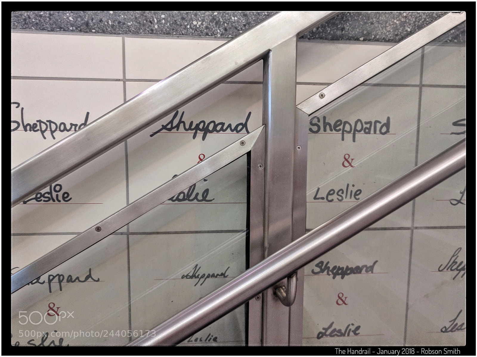 Google Pixel sample photo. The handrail - daily photography