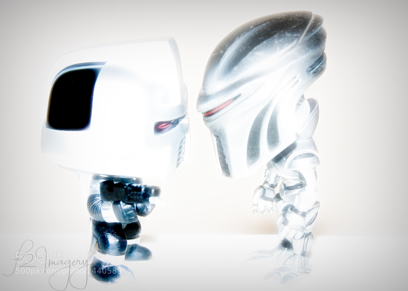 Nikon D500 sample photo. Funko pop cylon vs photography