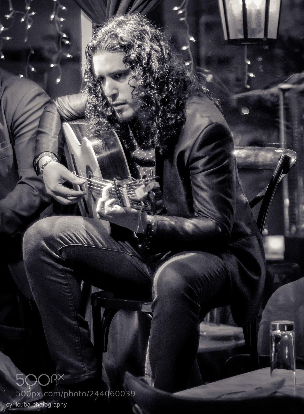 Nikon D5500 sample photo. Flamenco guitar player photography