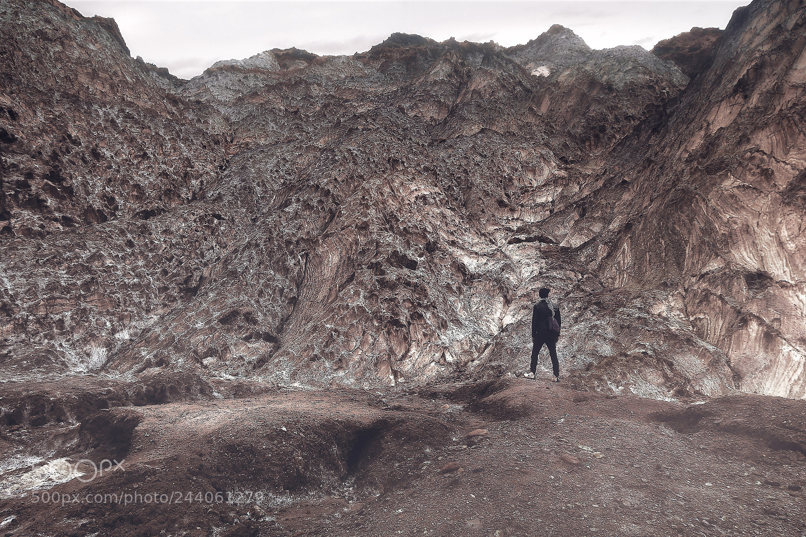 Fujifilm X-A1 sample photo. حجر الملح salt mountain photography