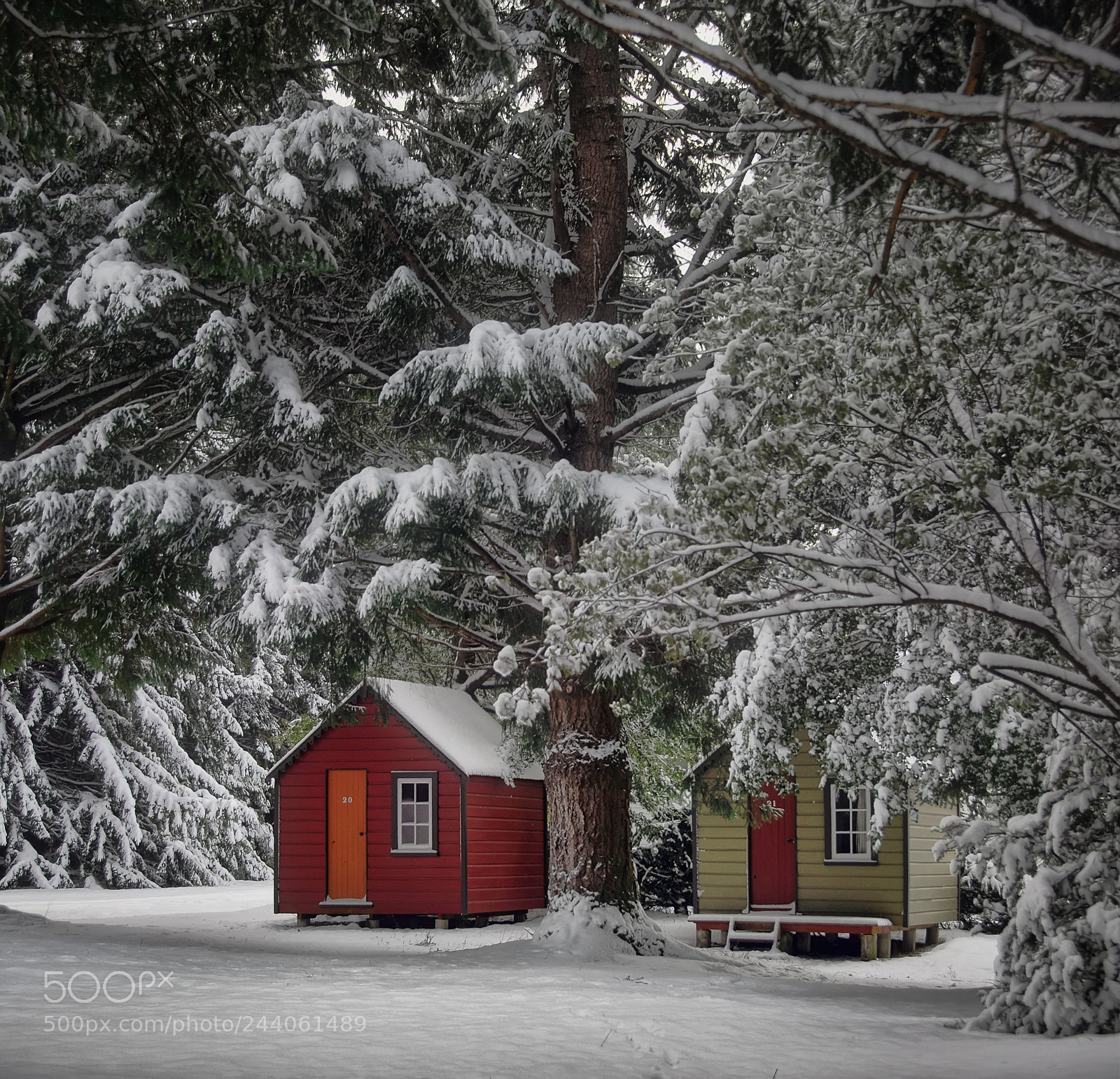 Nikon D200 sample photo. Winter retreat photography