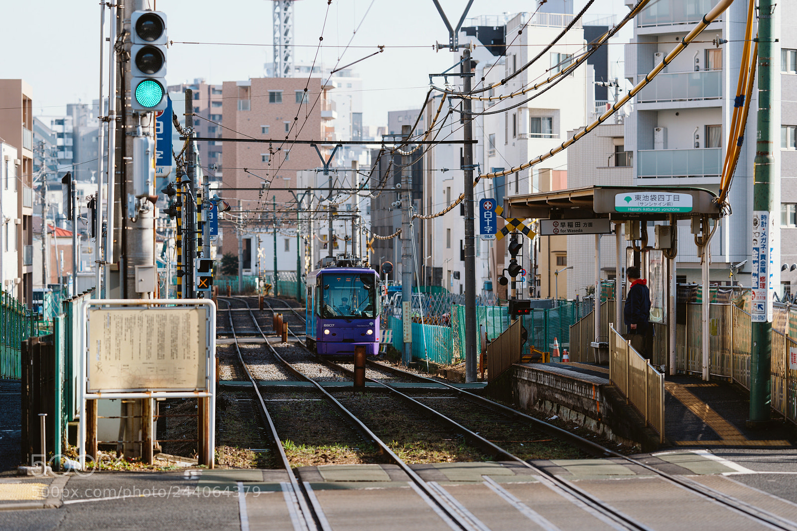 Nikon D800 sample photo. Tokyo tramway ride photography