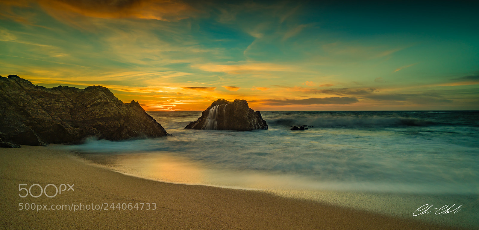 Sony a7R III sample photo. Sunset by the beach photography