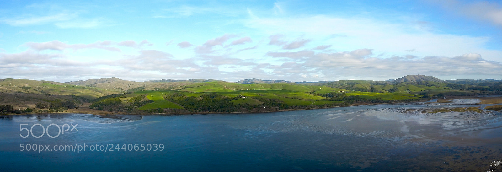 DJI FC220 sample photo. Hills of point reyes photography