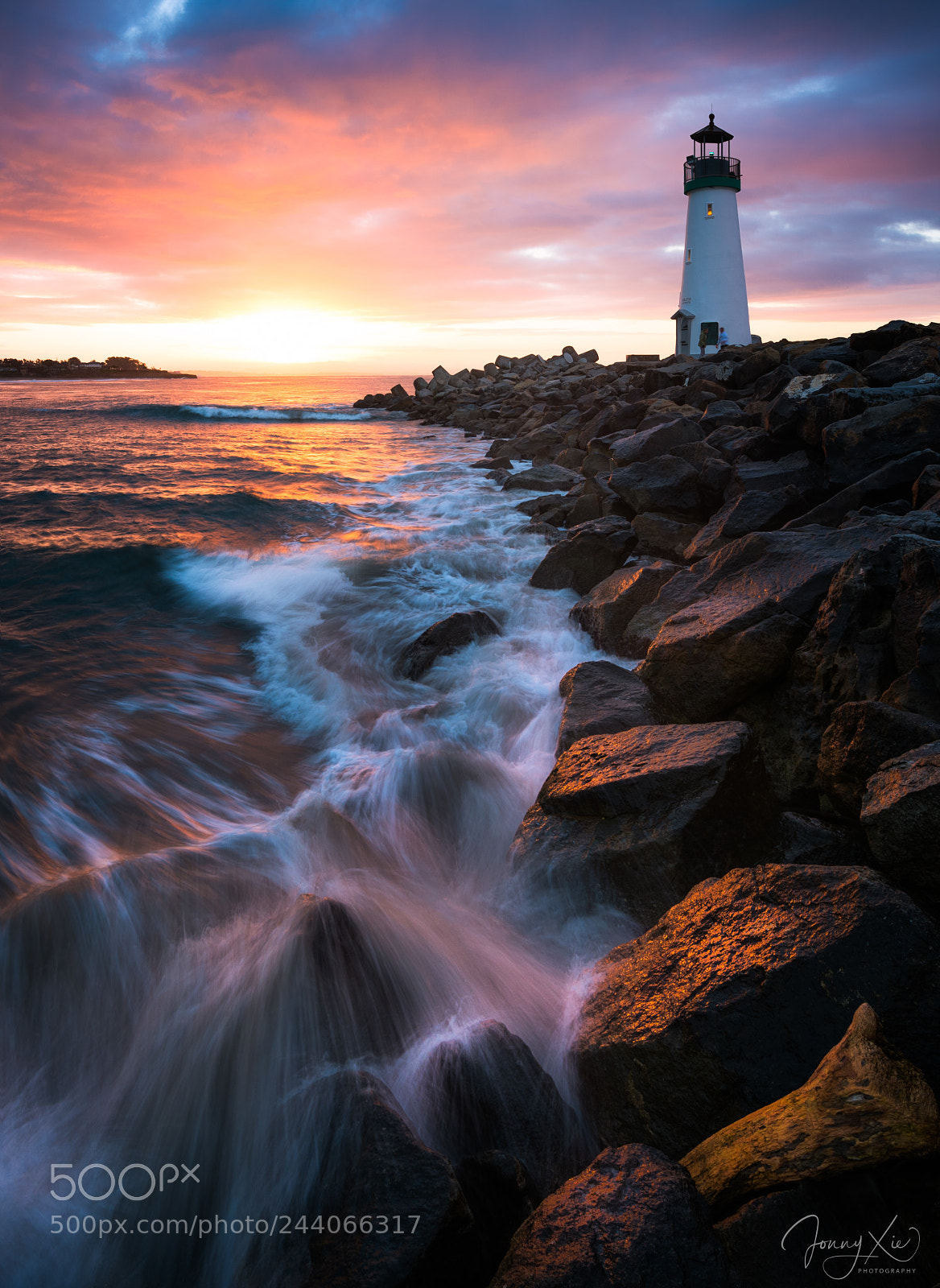 Nikon D810 sample photo. Breakwater lighthouse photography