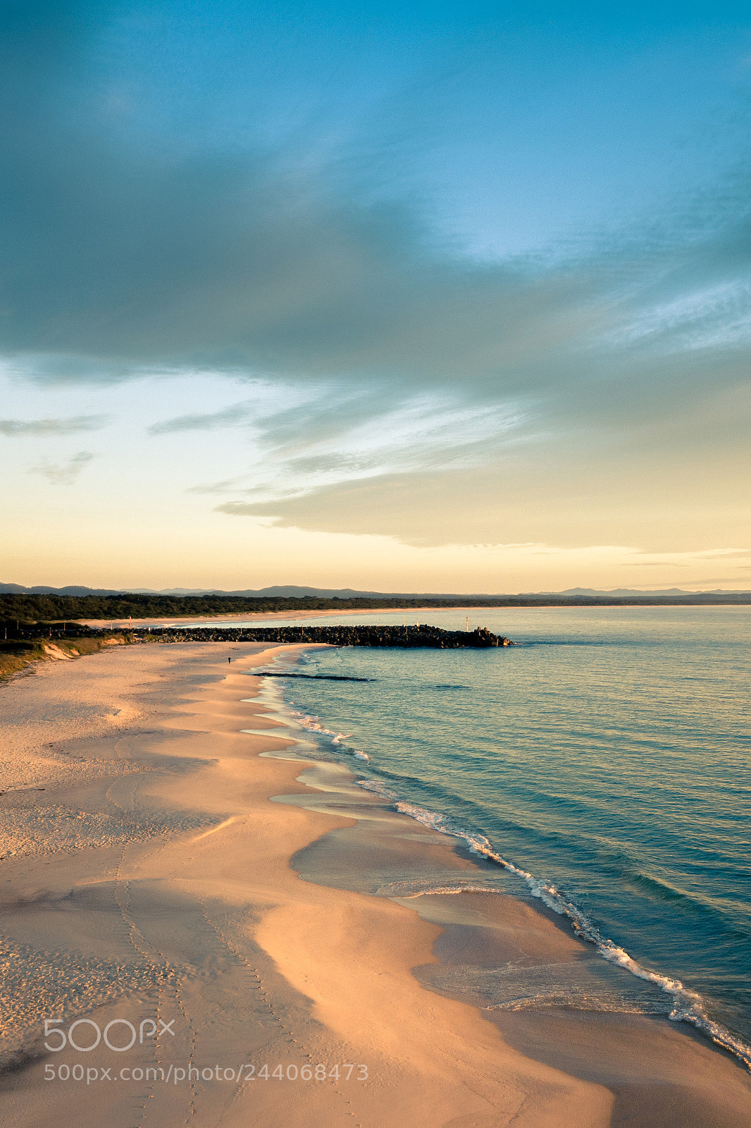 DJI FC220 sample photo. Sunrises over the forster photography