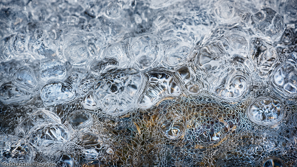 Nikon D800 sample photo. Wall of ice bubbles photography