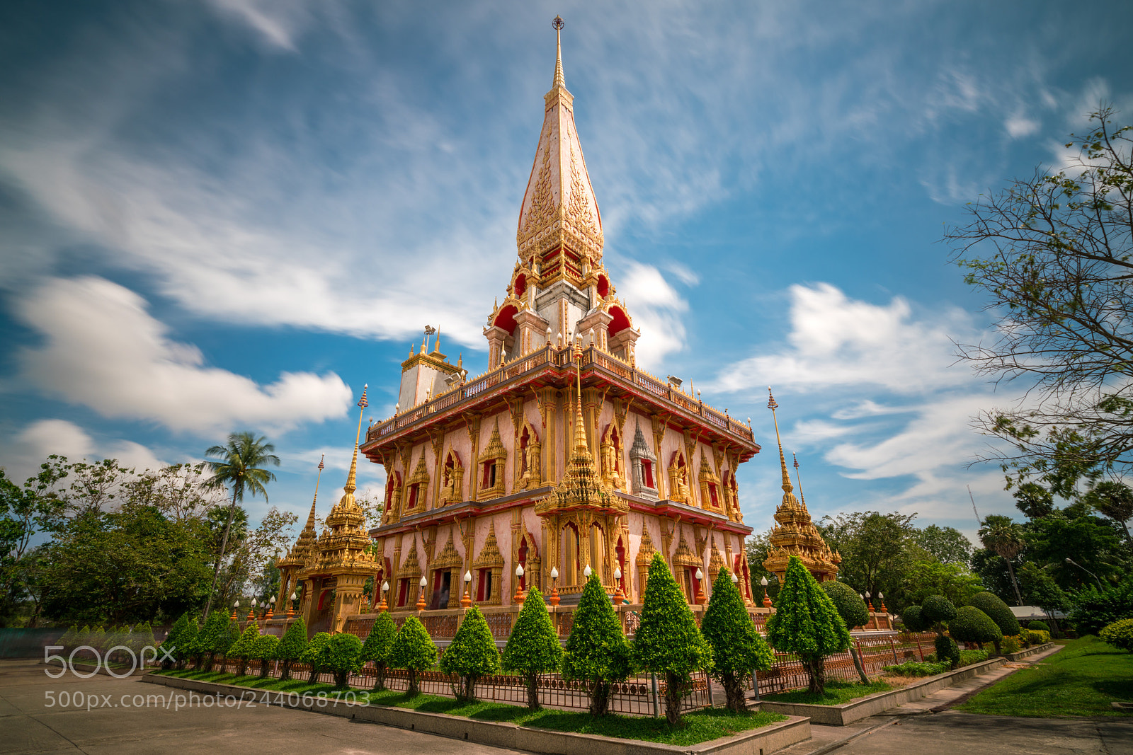 Sony a7R II sample photo. Beautiful pagoda in chalong photography