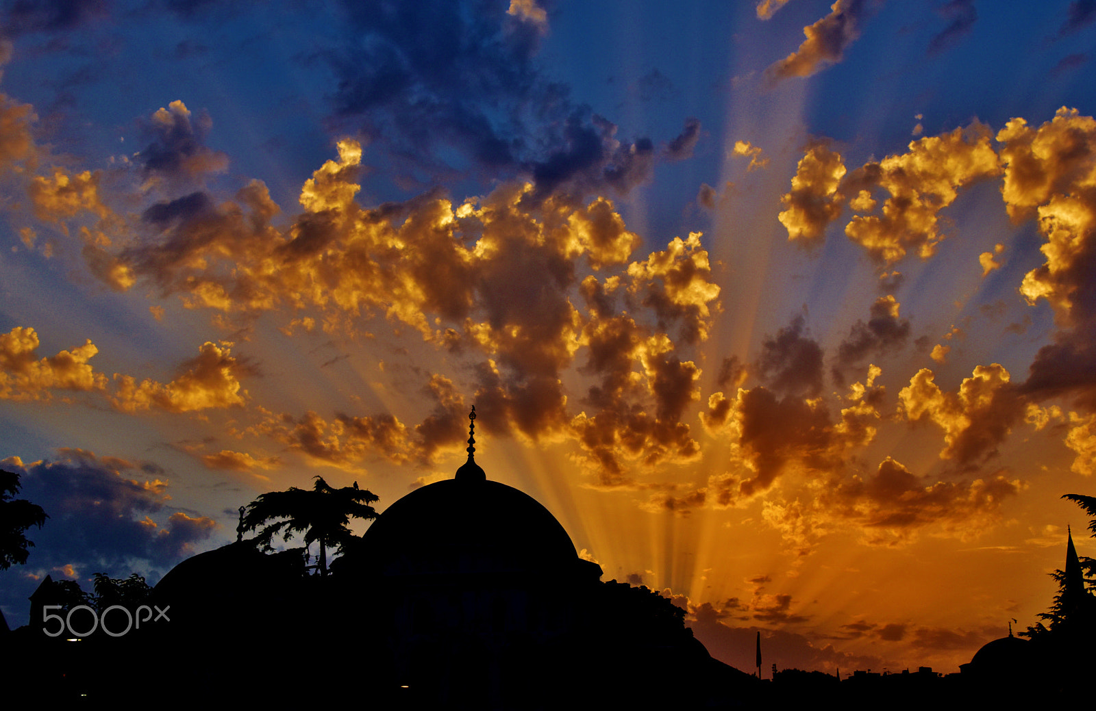 Nikon D5500 sample photo. Sultanahmet sundown photography