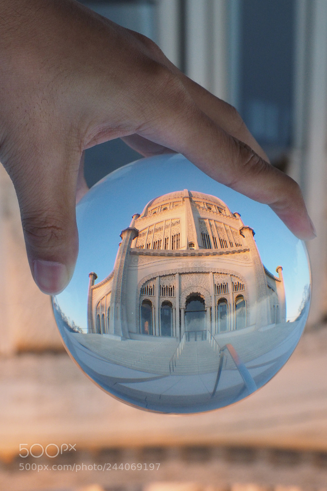 Olympus OM-D E-M1 sample photo. Bahai temple photography