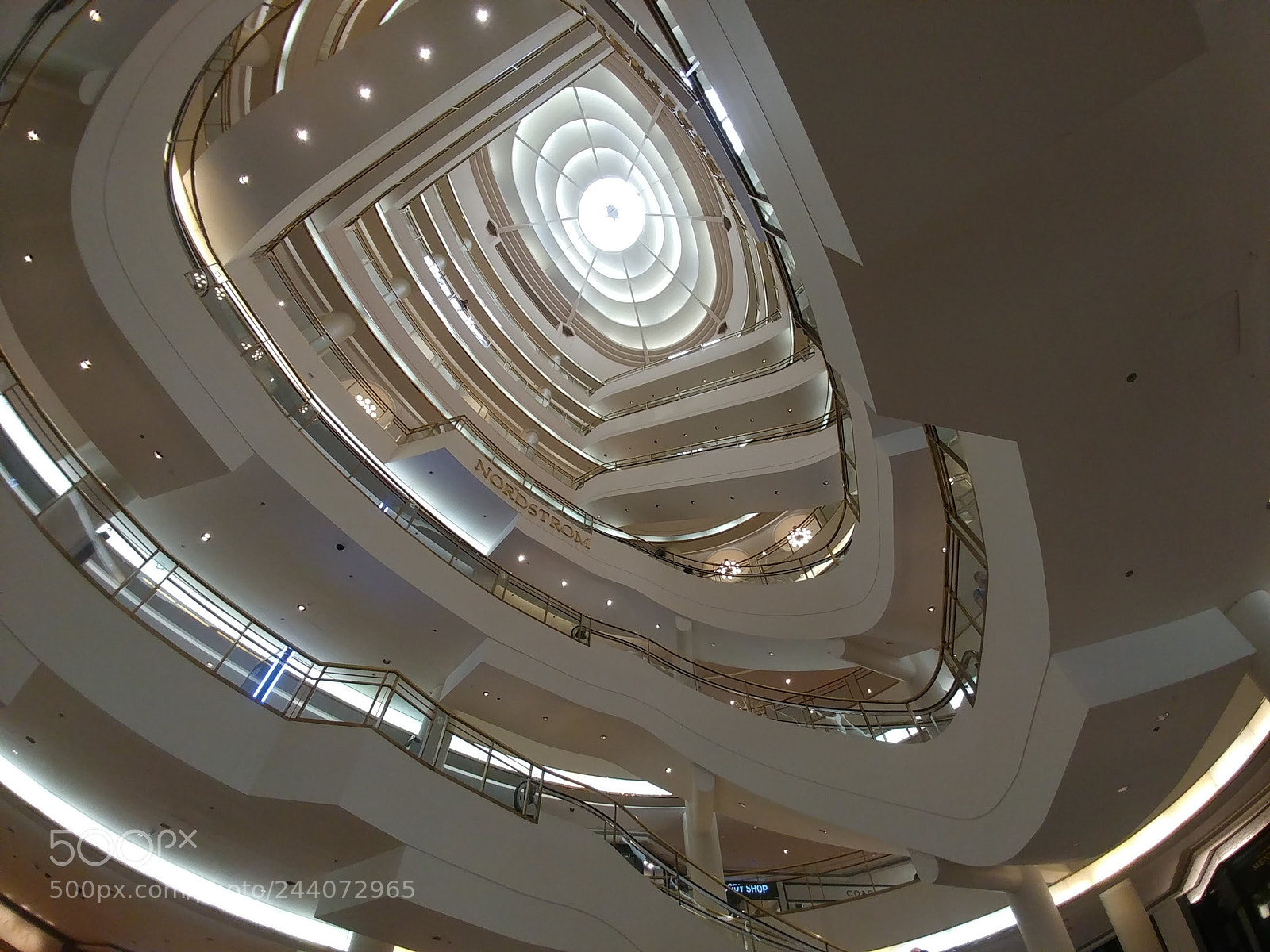 LG V20 sample photo. Nordstom store escalators, san photography