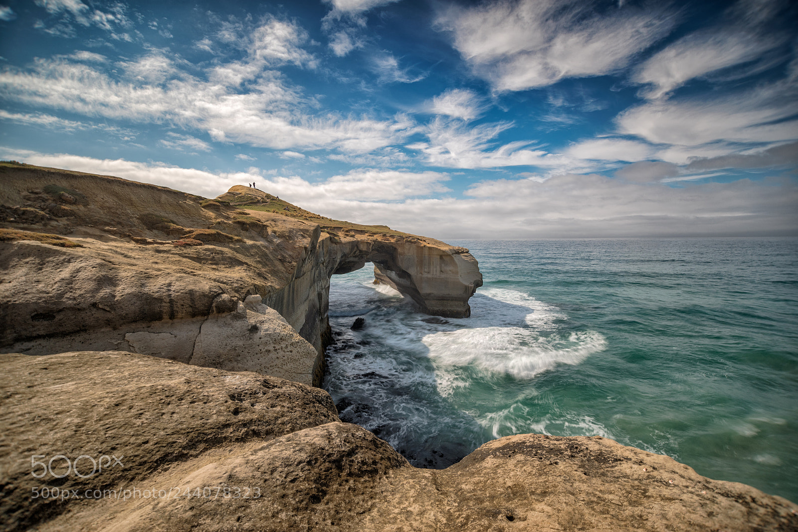 Pentax K-1 sample photo. Tunnel beach photography