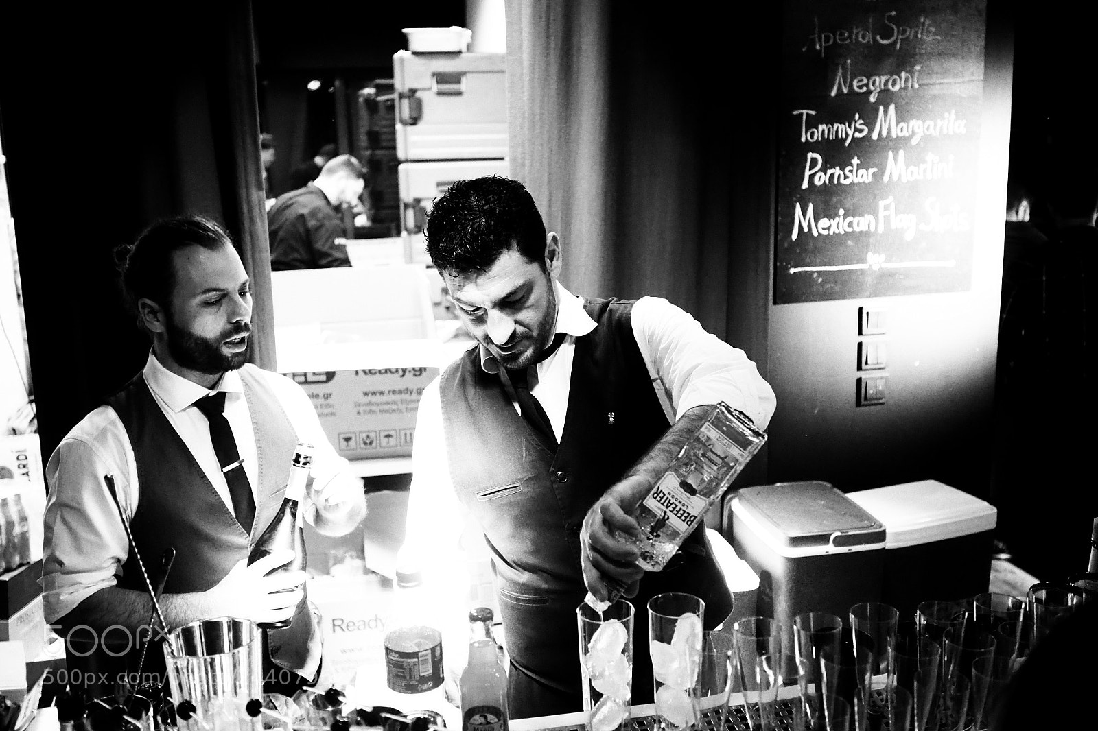 Olympus PEN-F sample photo. Master bartender photography