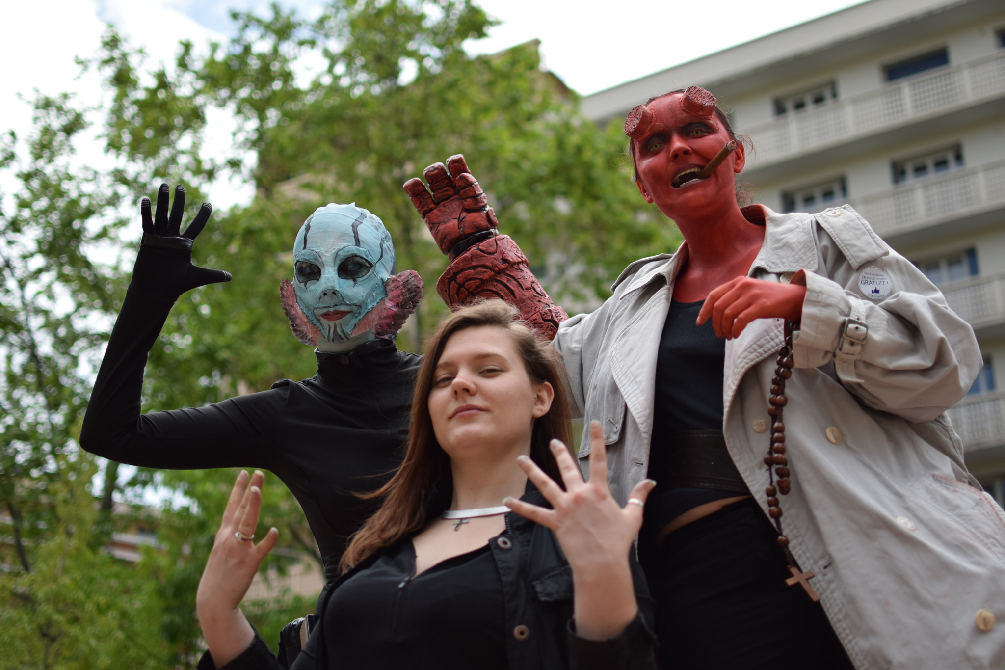 Nikon D5300 + Nikon AF-S DX Nikkor 35mm F1.8G sample photo. Some cosplays for the free comics book day photography