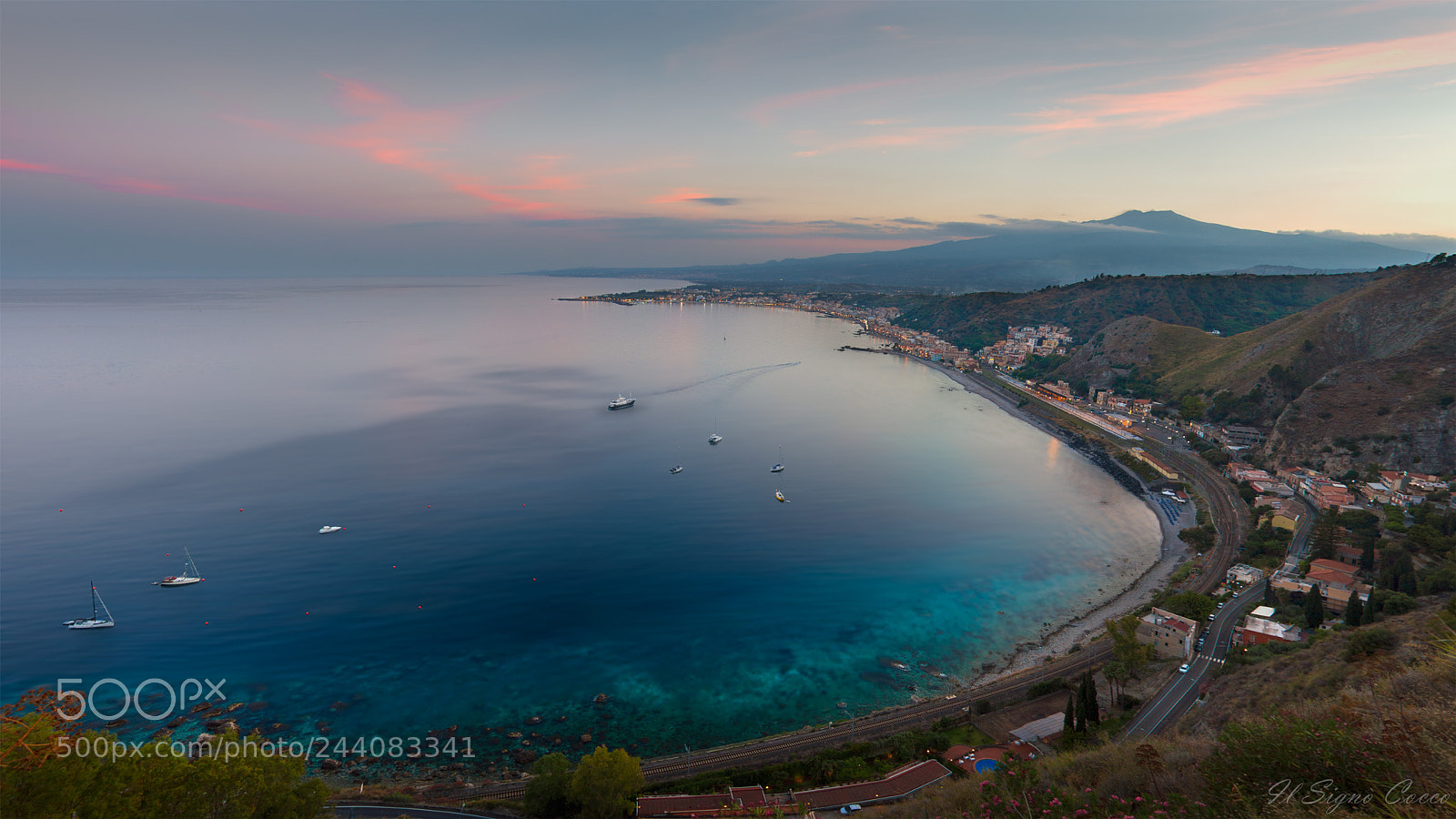 Nikon D3200 sample photo. Taormina landscape photography