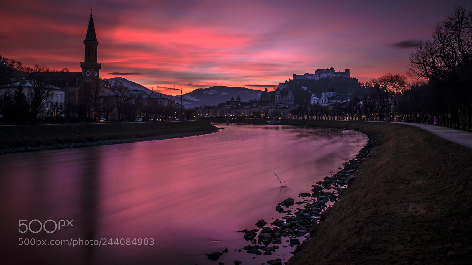 Nikon D800 sample photo. Salzburg sunrise photography