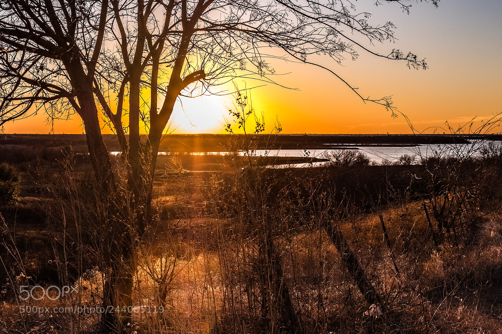 Fujifilm X-E3 sample photo. North texas winter sunset photography