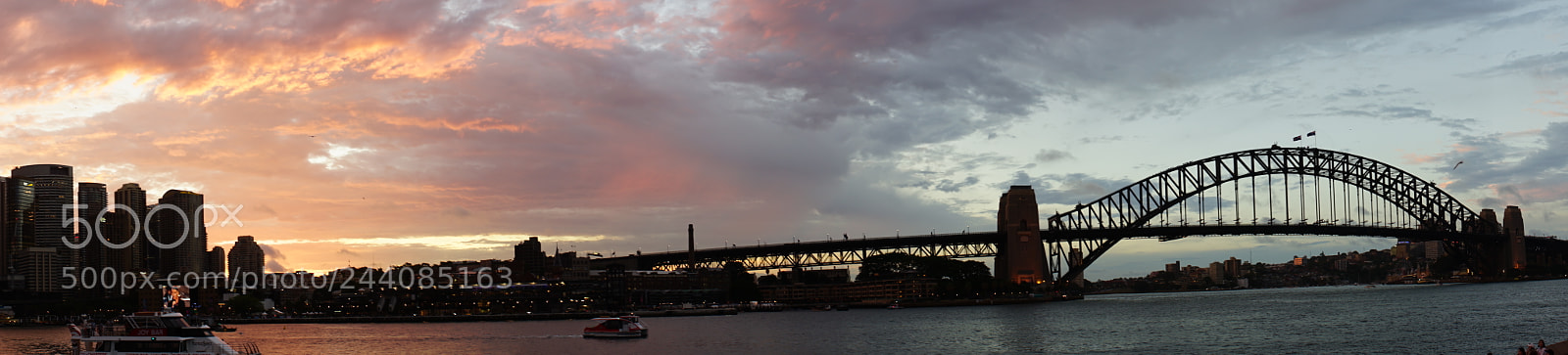 Sony a7 II sample photo. Sydney harbour bridge photography