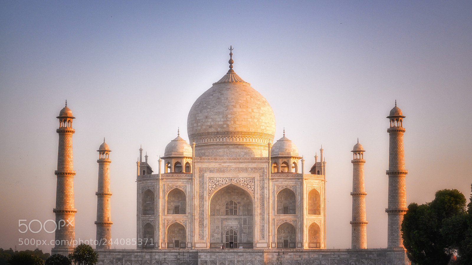 Nikon D5000 sample photo. Taj mahal photography