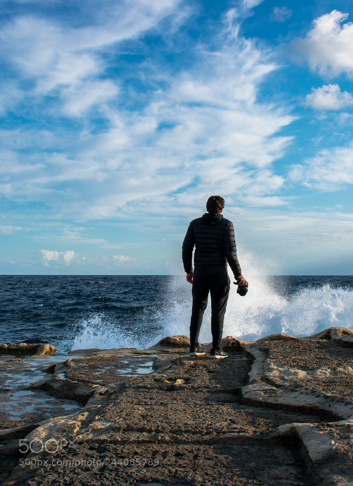 Nikon D3400 sample photo. Waves photography