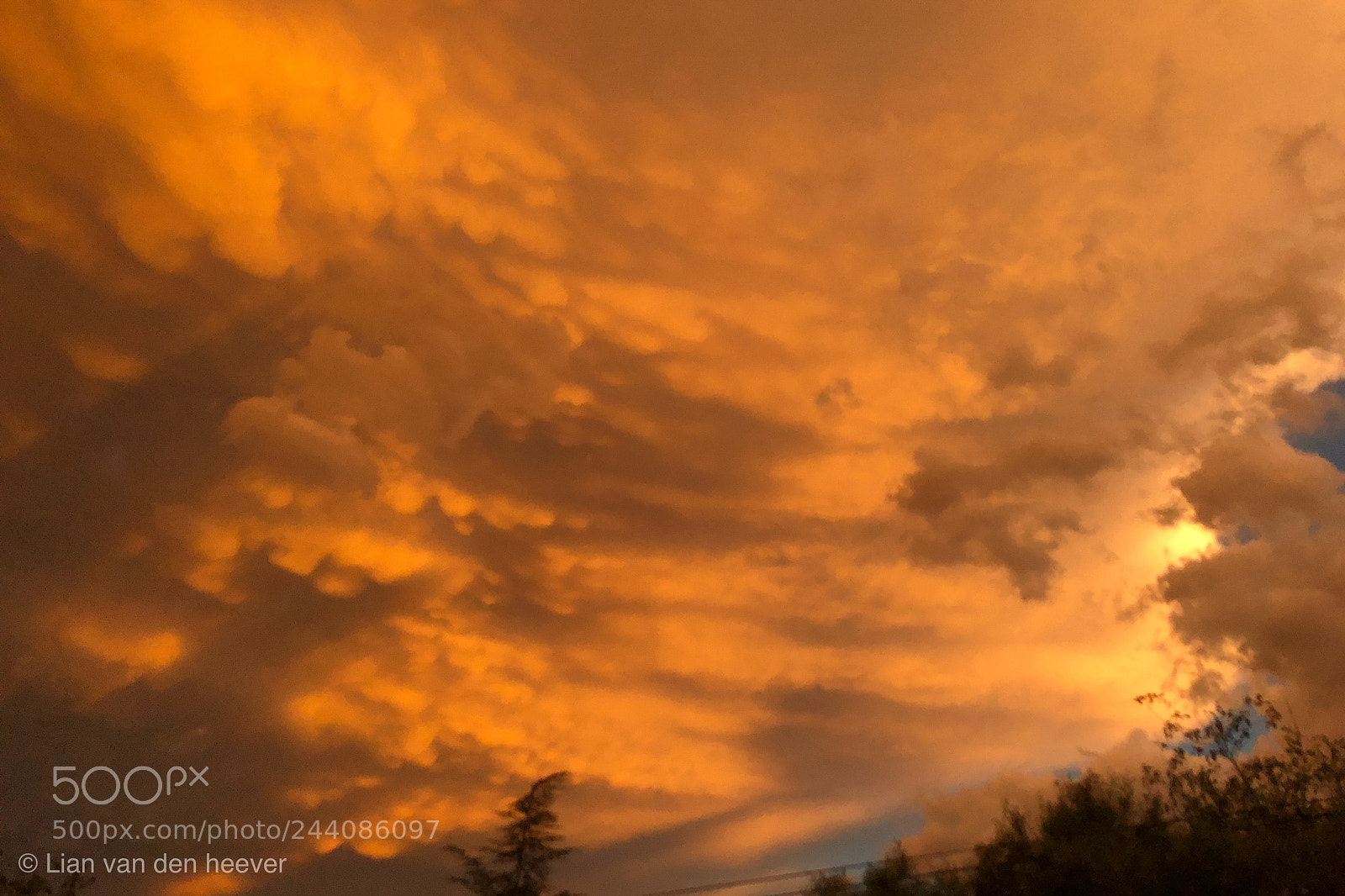 Apple iPhone X sample photo. Colored raincloud photography