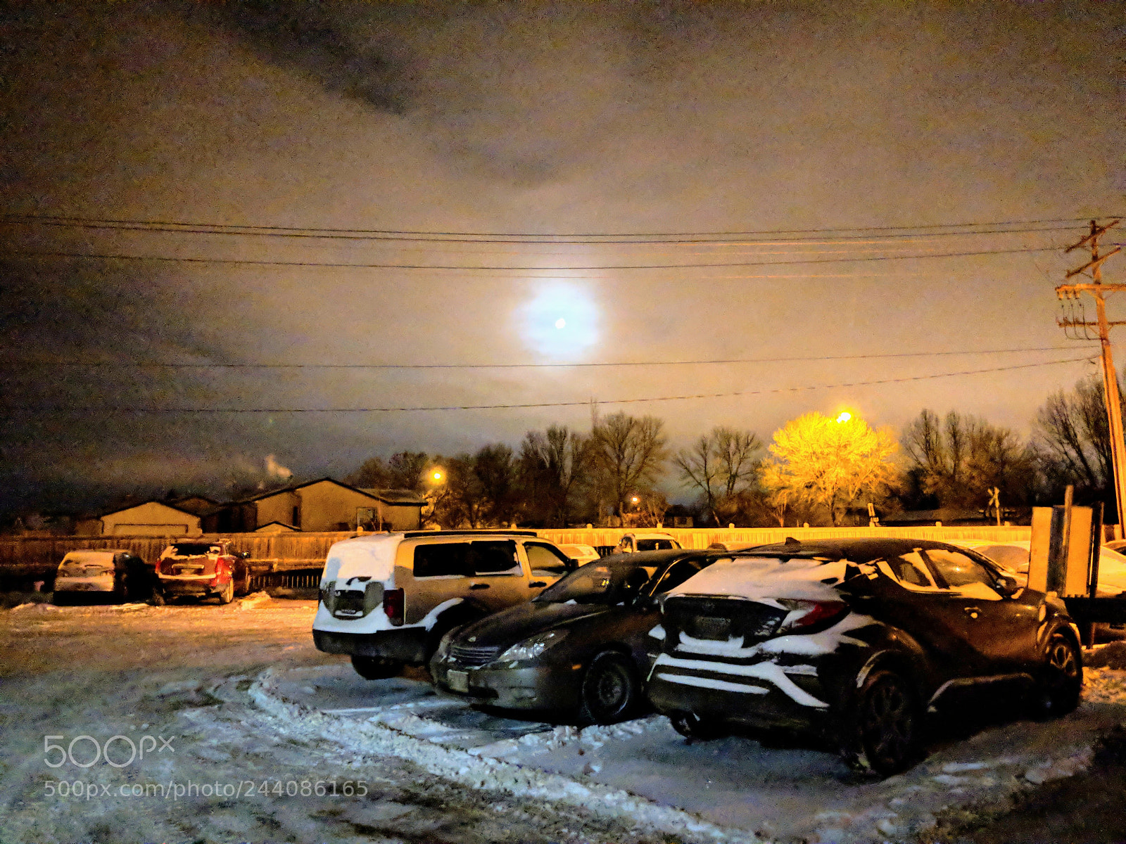 Google Pixel 2 sample photo. -19°night photography
