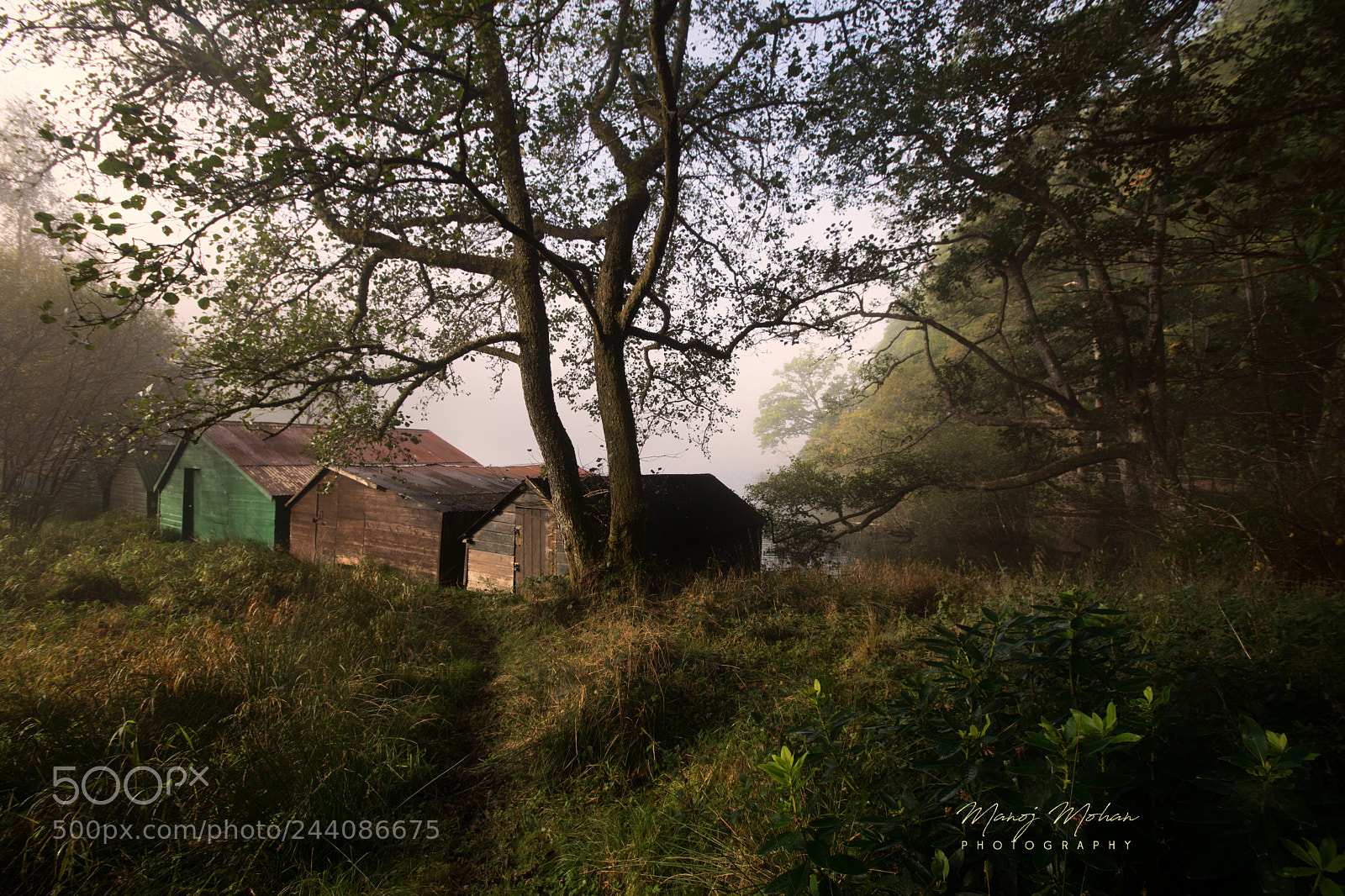 Sony ILCA-77M2 sample photo. Boathouses at loch ard photography